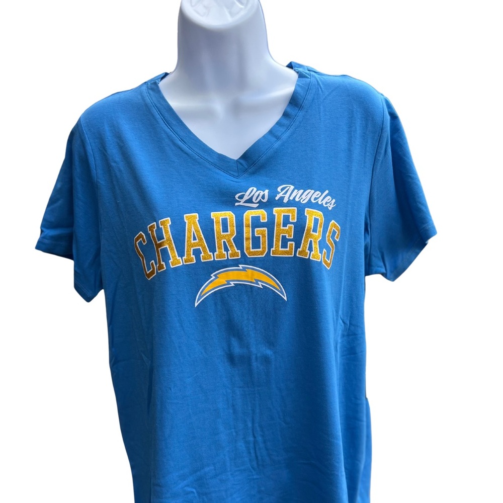 "As Is" MSX by Michael Strahan for NFL Women's Short Sleeve T-Shirt Chargers